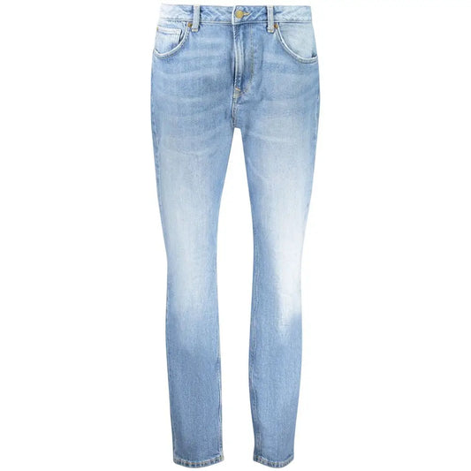 Jeans Azzurro Cotton da donna Pepe Jeans in denim azzurro chiaro