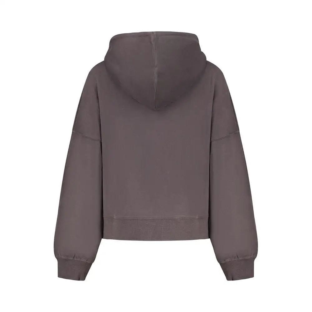 Pepe jeans sort sweatshirt i blød grå bomuld med afslappet pasform