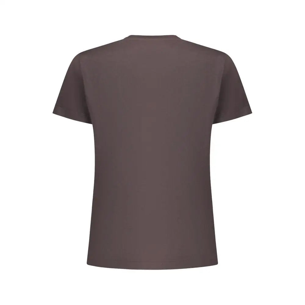 Pepe Jeans sort trøje i bomulds, brun kortærmet med crew neck