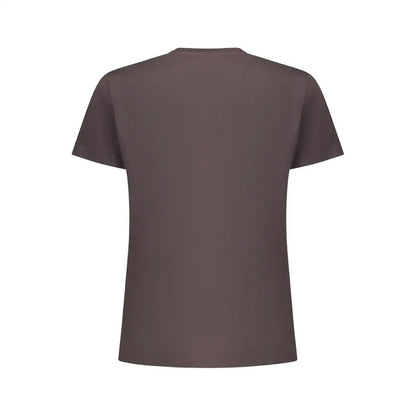 Pepe Jeans sort trøje i bomulds, brun kortærmet med crew neck