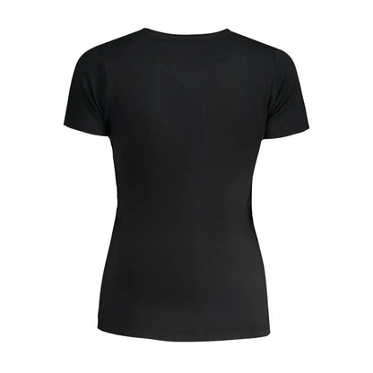 Pepe jeans black bomuld kvinders t-shirt med rund hals