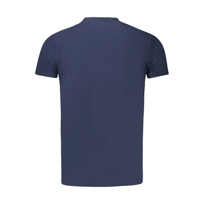 Pepe jeans blue cotton herret-shirt med crew neck