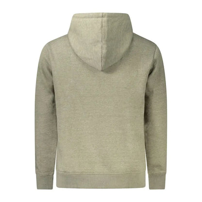 Heathered olive green Pepe Jeans sweatshirt med ribbet manchetter