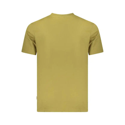 Pepe jeans green cotton t-shirt, olive grøn kortærmet med crew neck