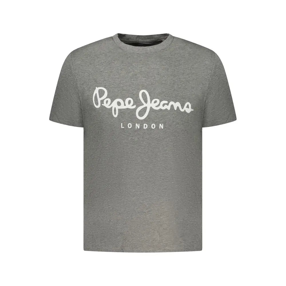 Pepe Jeans Grigio Cotton Men T-Shirt - T-shirts
