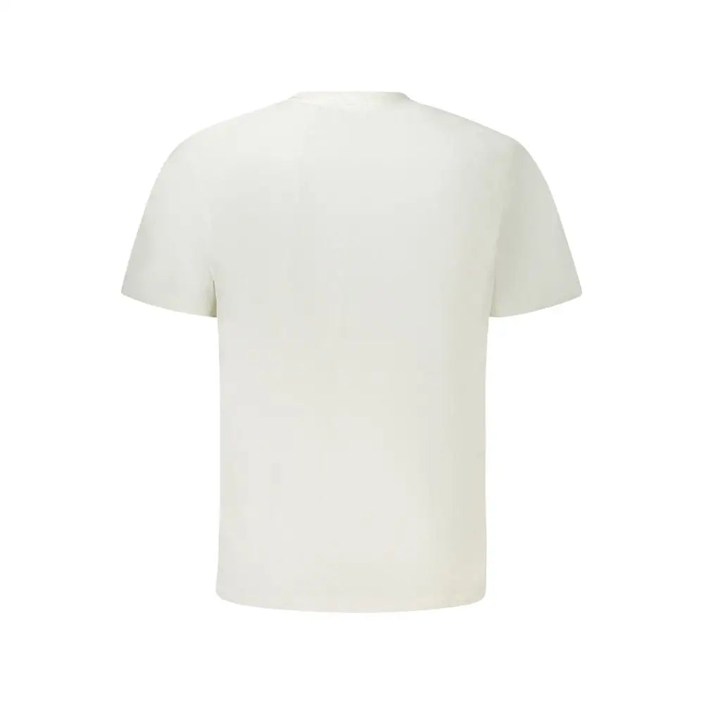 Pepe Jeans hvid bomuld herret-shirt i minimalistisk design
