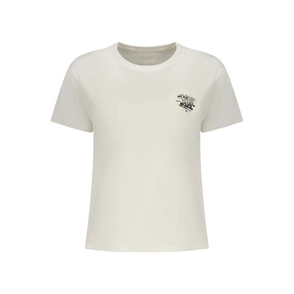 Pepe Jeans White Cotton Women T-Shirt - T-shirts