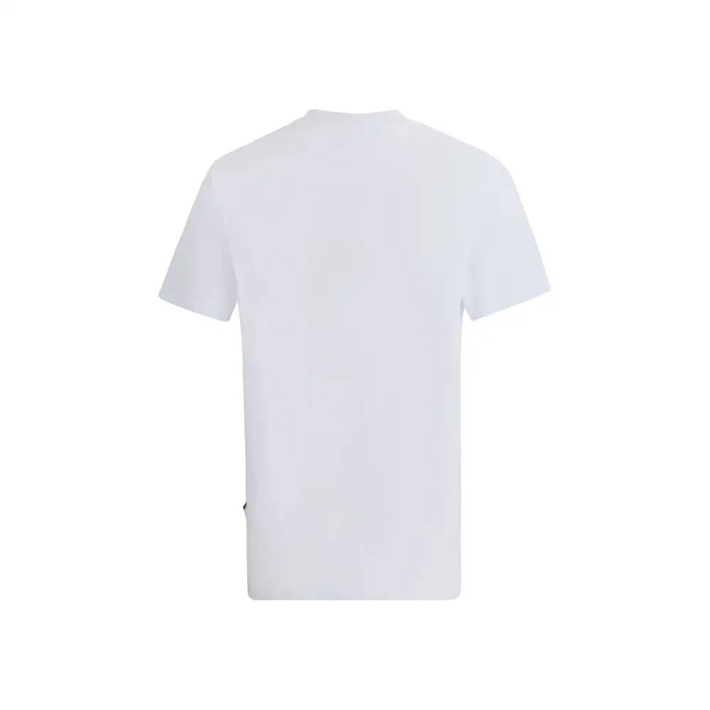 Philipp Plein white cotton t-shirt med kortærmet crew neck design