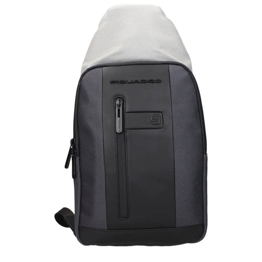 Piquadro Gray Fabric Backpacks