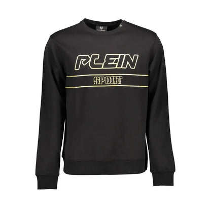 Plein Sport Black Cotton Men Sweater - Sweaters