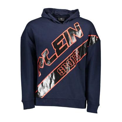 Plein Sport Blue Cotton Men Sweater - Sweaters