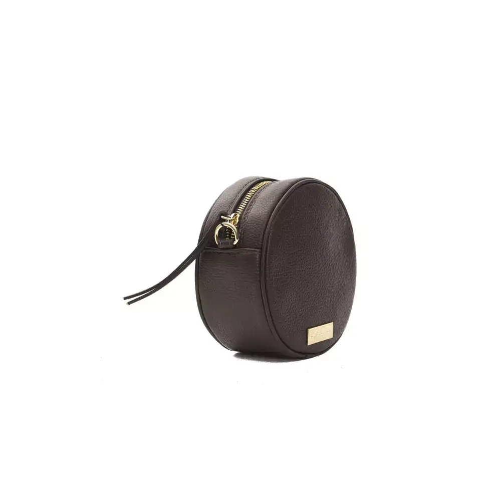 Pompei Donatella Brown Leather Women Crossbody - Crossbody tasker