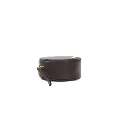 Pompei Donatella Brown Leather Women Crossbody - Crossbody tasker