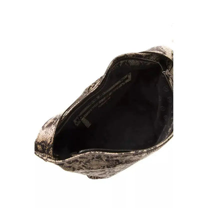 Pompei Donatella Brown Leather Women Shoulder Bag