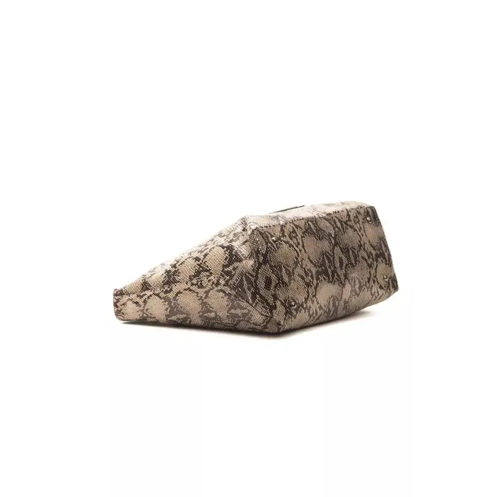 Pompei Donatella Brown Leather Women Shoulder Bag