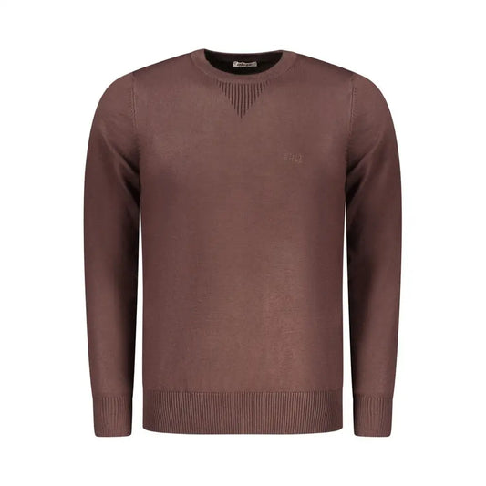 Rifles marrone viscosa sweater med subtil tekstur