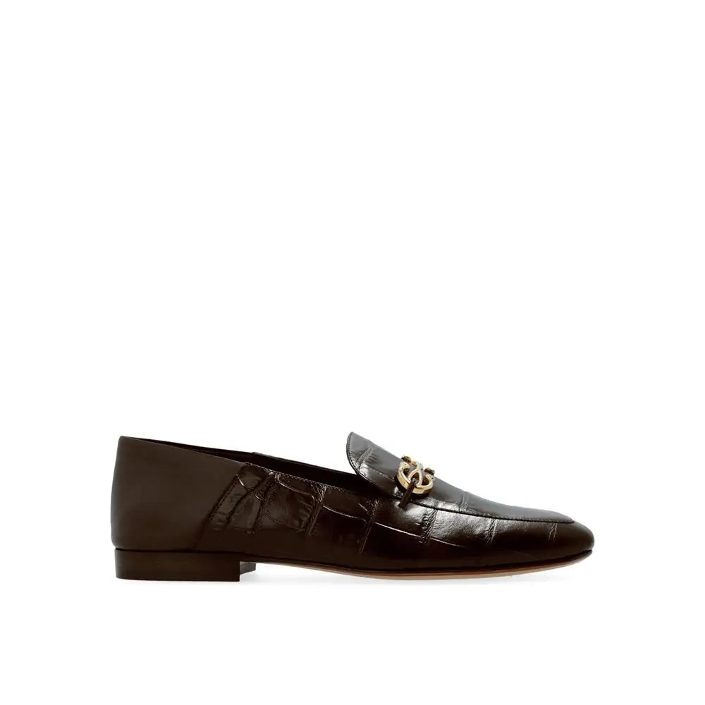 Salvatore Ferragamo Brown Calfskin Slip-On Loafers - Loafers