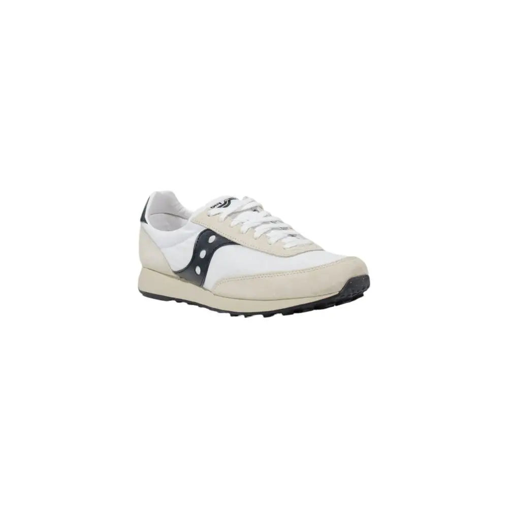 Saucony Black And White Leather Sneakers