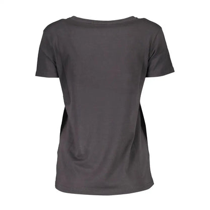 Scervino Street Black Cotton Women T-Shirt - XS