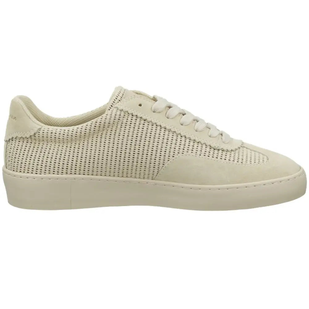 Scotch & Soda beige textile low top sneakers, 100% originale brands