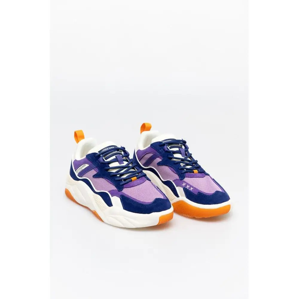 Scotch & Soda multicolor sneakers: lilla og marine mesh med orange detaljer. Spar 30-70% på 100% originale brands