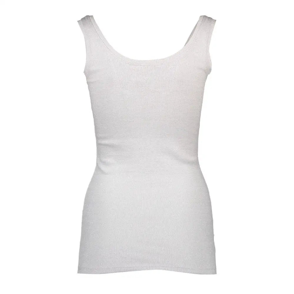 Silvian Heach Bianco Cotton Women T-Shirt