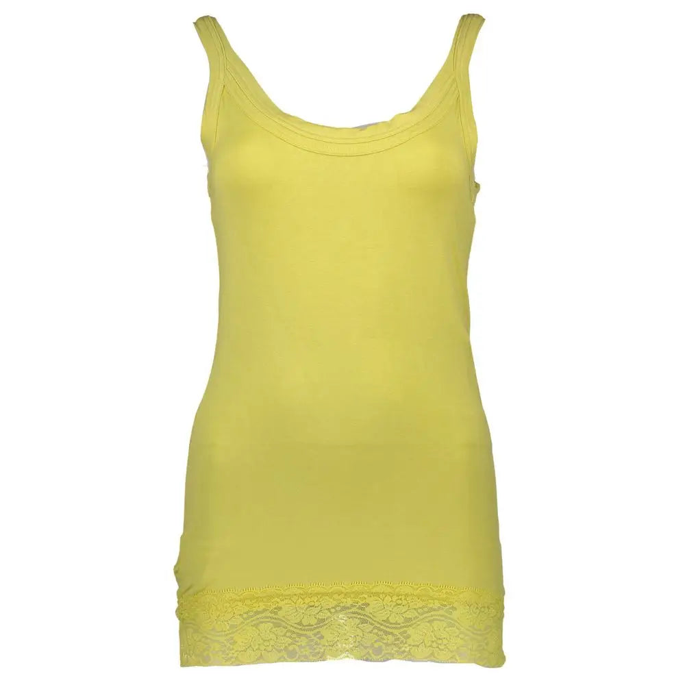 Silvian Heach Giallo Cotton Women T-Shirt - T-shirts