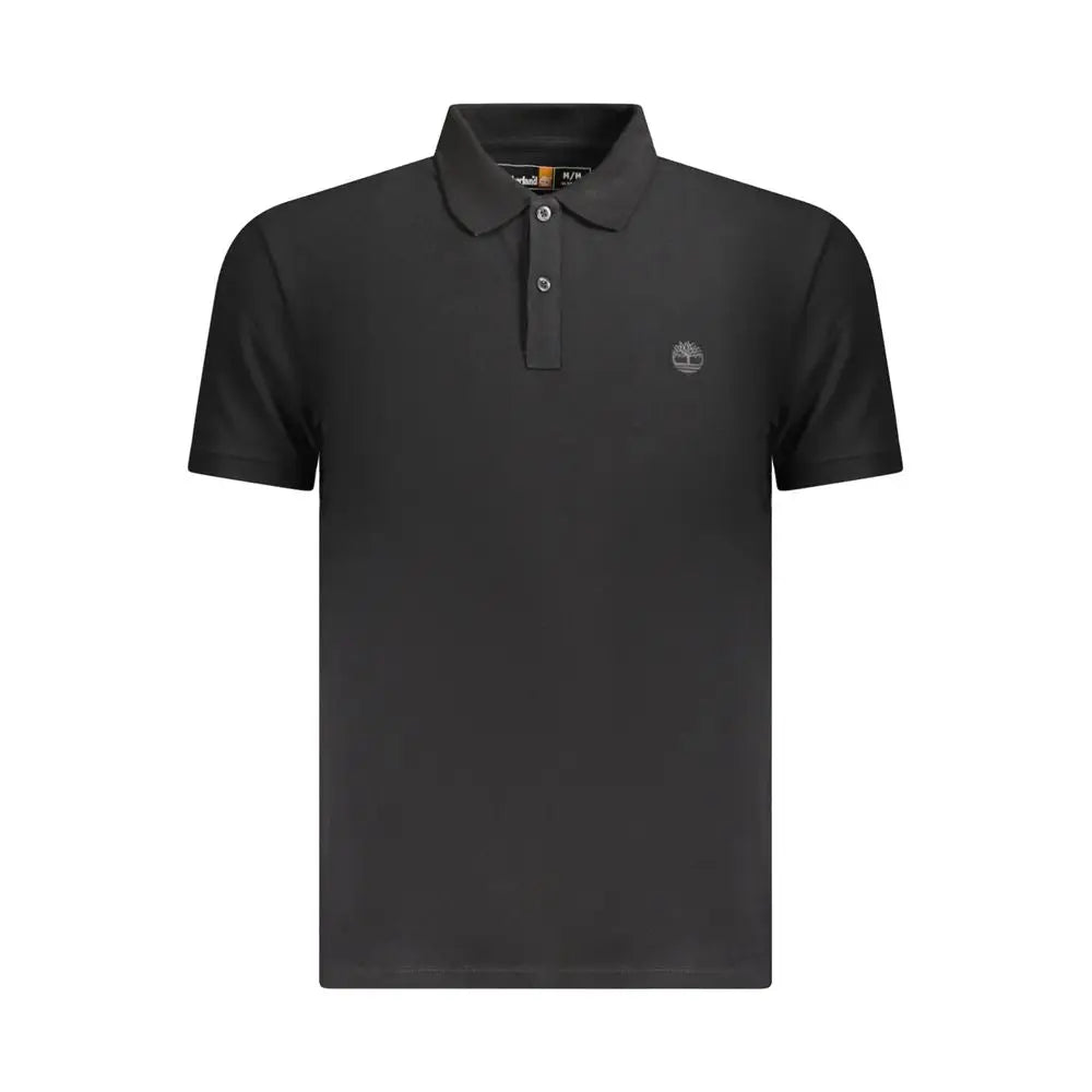 Timberland Black Cotton Men Polo Shirt - S - Polo Shirts