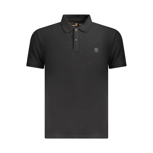 Timberland Black Cotton Men Polo Shirt - S - Polo Shirts