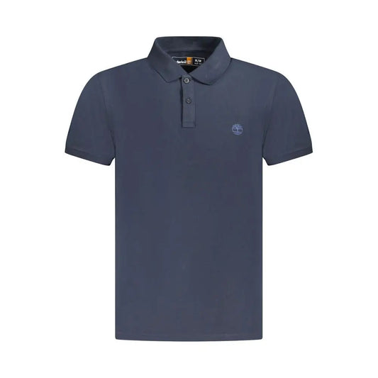 Timberland Blue Cotton Men Polo Shirt - S - Polo Shirts