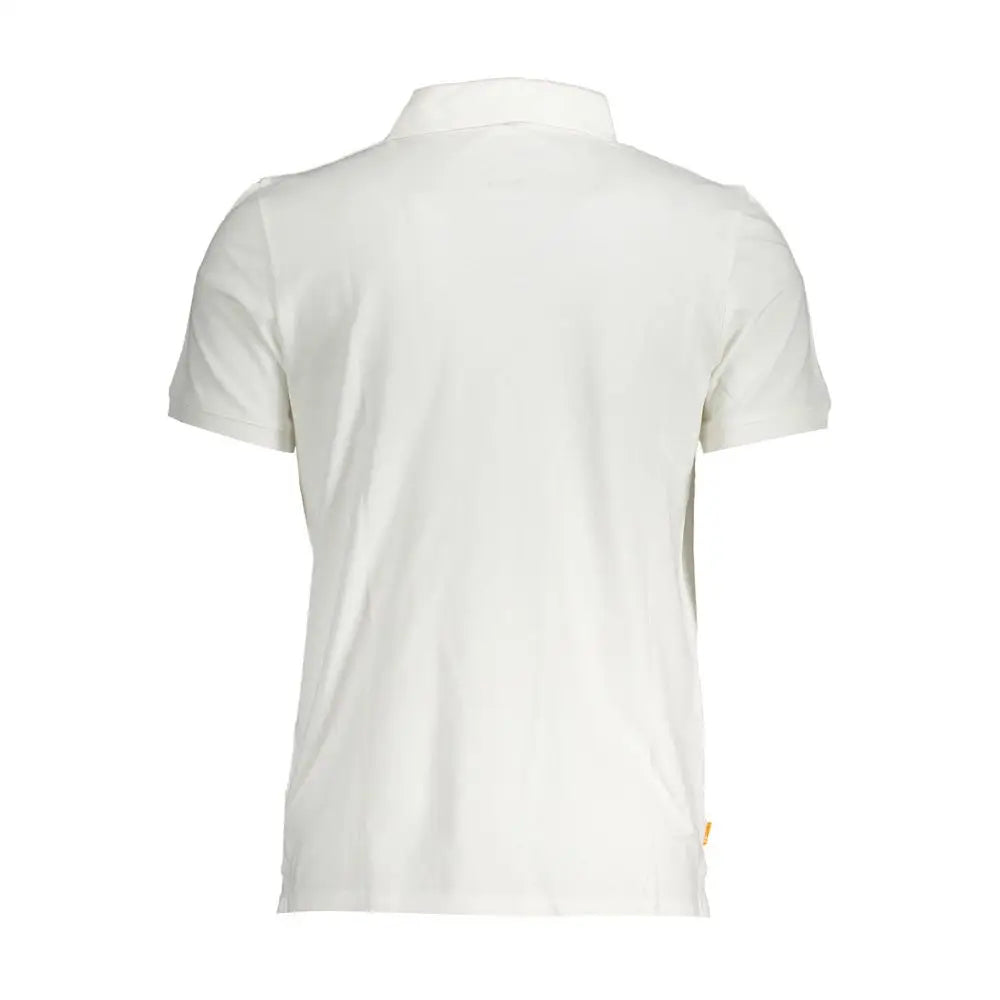 Timberland White Cotton Men Polo Shirt - S - Polo Shirts