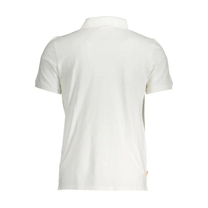 Timberland White Cotton Men Polo Shirt - S - Polo Shirts