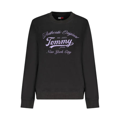 Tommy Hilfiger Black Cotton Women Sweater - Sweaters