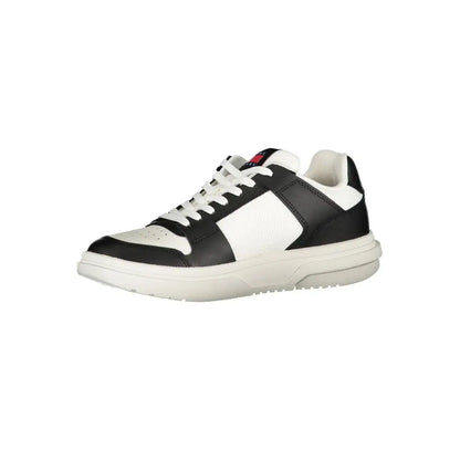 Tommy Hilfiger Black Leather Women Sneakers - Sneakers