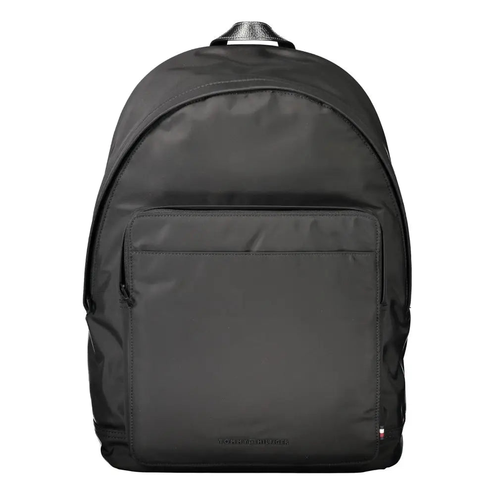 Tommy Hilfiger Black Polyester Backpack