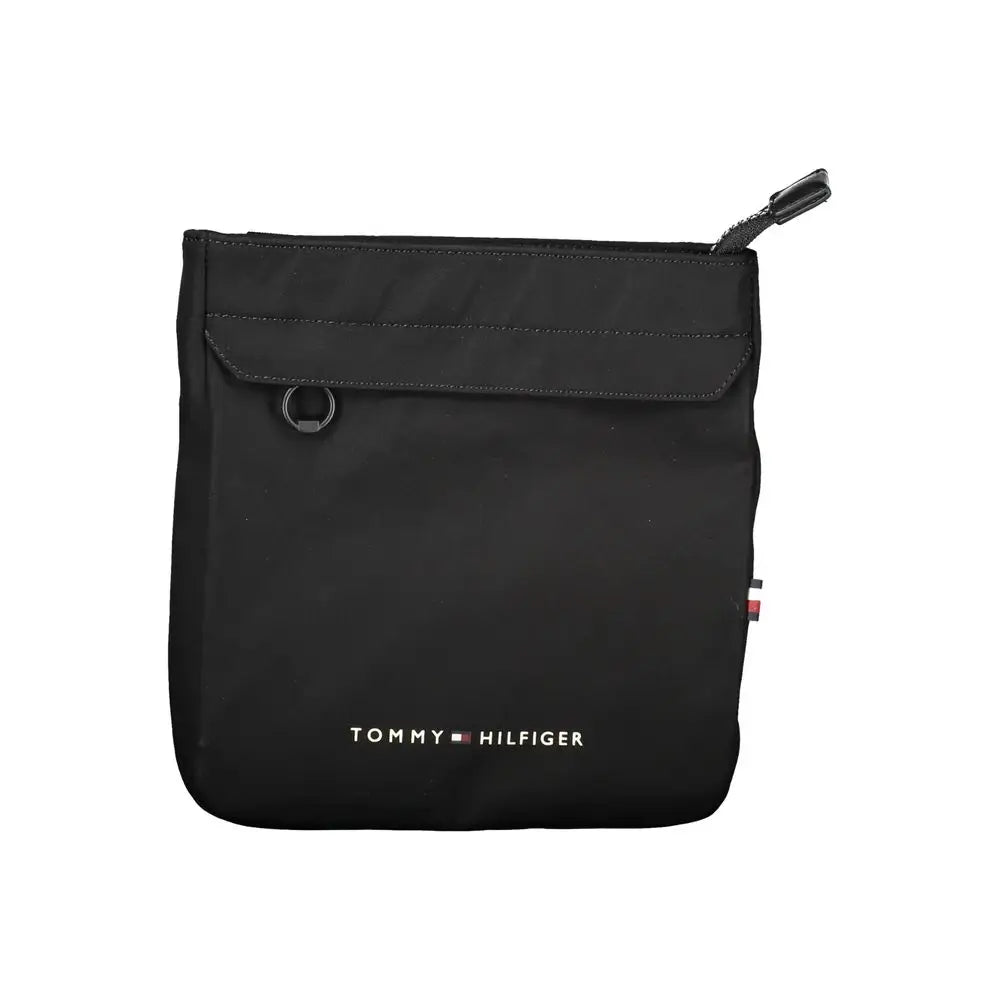 Tommy Hilfiger Black Polyester Men Shoulder Bag - Skuldertasker