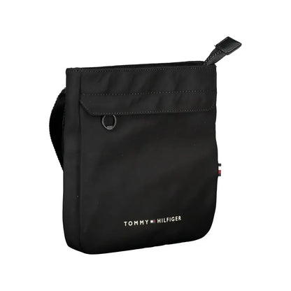 Tommy Hilfiger Black Polyester Men Shoulder Bag - Skuldertasker