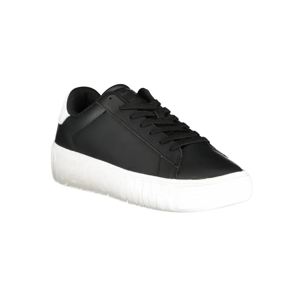 Tommy Hilfiger Black Polyethylene Men Sneakers - Sneakers