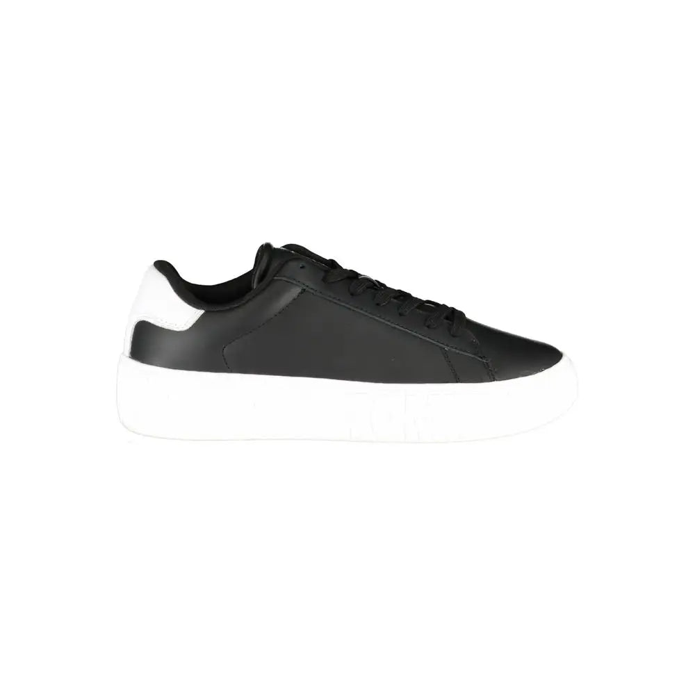 Tommy Hilfiger Black Polyethylene Men Sneakers - Sneakers
