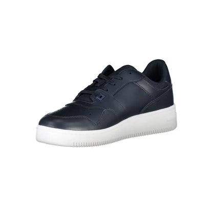 Tommy Hilfiger Blue Contrast Sneakers with Logo Detail - 40 - Sneakers