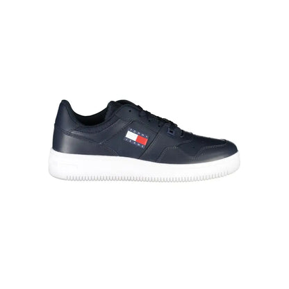 Tommy Hilfiger Blue Contrast Sneakers with Logo Detail - 40 - Sneakers