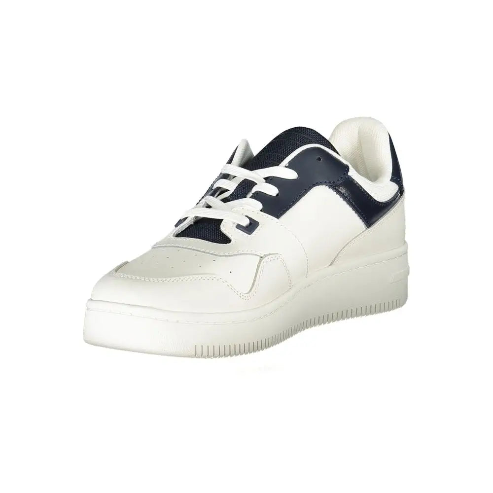 Tommy Hilfiger Blue Leather Men Sneakers - Sneakers