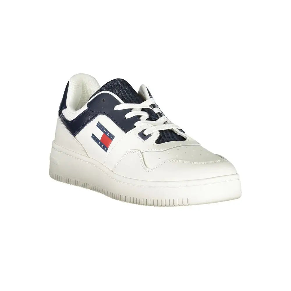 Tommy Hilfiger Blue Leather Men Sneakers - Sneakers