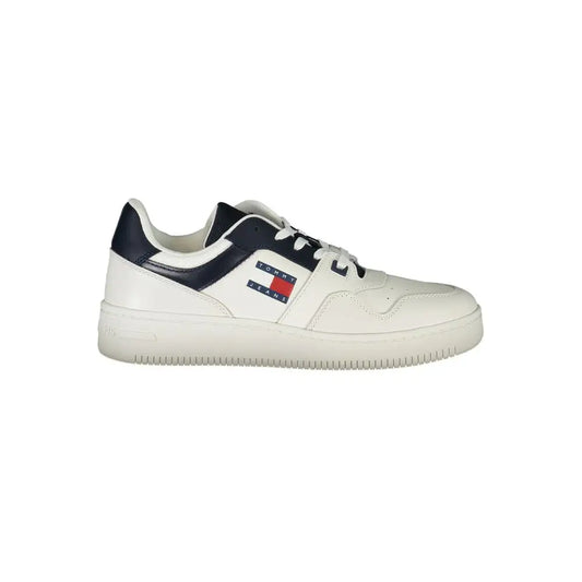 Tommy Hilfiger Blue Leather Men Sneakers - Sneakers