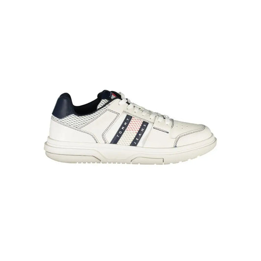 Tommy Hilfiger Blue Leather Men Sneakers - Sneakers