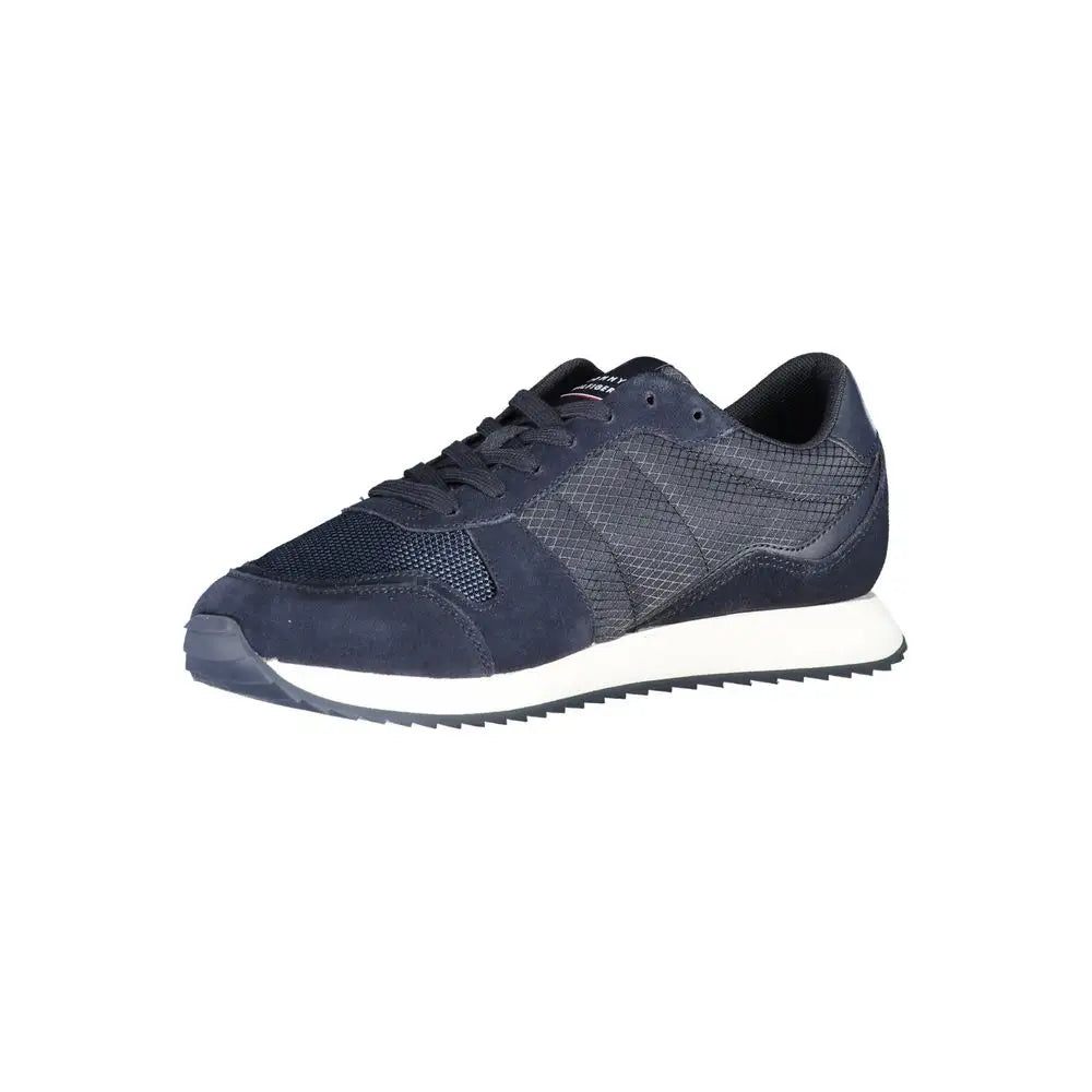 Tommy Hilfiger Blue Polyester Men Sneakers - 40 - Sneakers