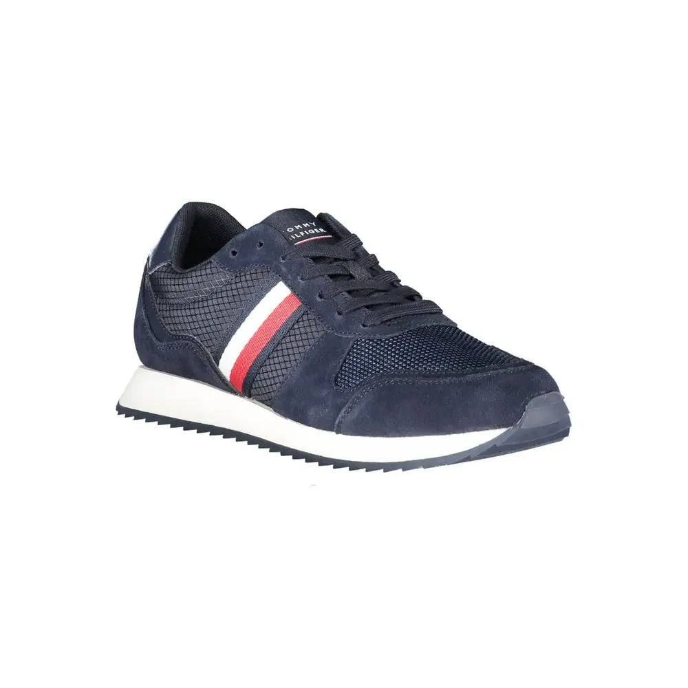 Tommy Hilfiger Blue Polyester Men Sneakers - 40 - Sneakers