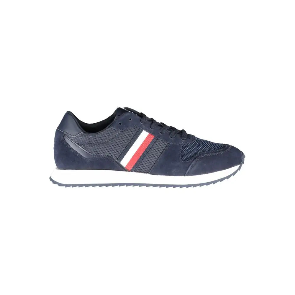 Tommy Hilfiger Blue Polyester Men Sneakers - 40 - Sneakers