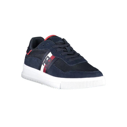 Tommy Hilfiger Blue Polyester Men Sneakers - Sneakers