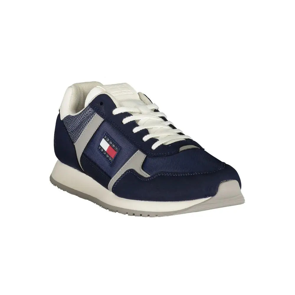 Tommy Hilfiger Blue Polyester Men Sneakers - Sneakers